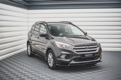 Frontlippe passend für Ford Escape Mk3 schwarz Hochglanz