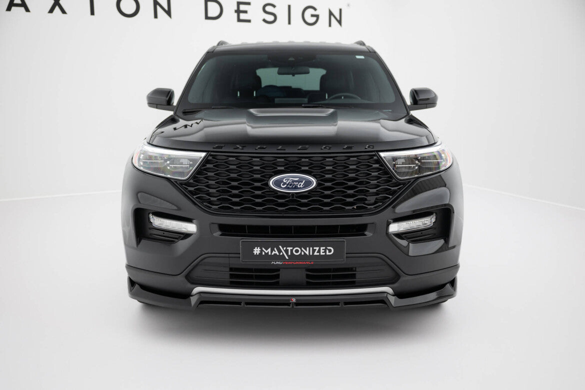 Frontlippe passend für Ford Explorer XLT Mk6 schwarz Hochglanz