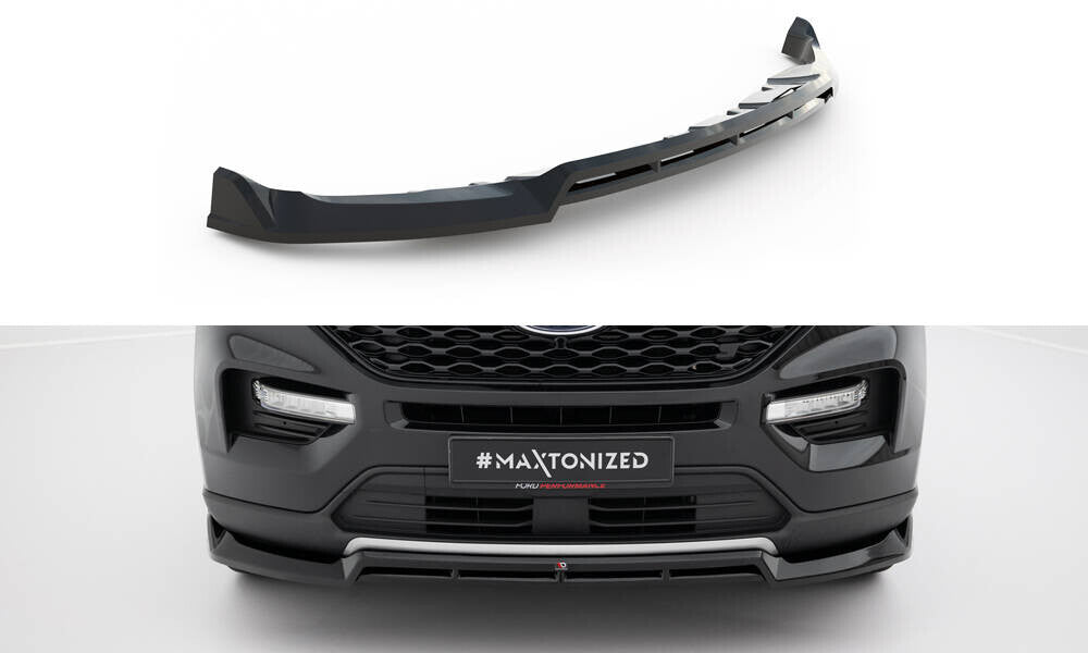 Frontlippe passend für Ford Explorer XLT Mk6 schwarz Hochglanz