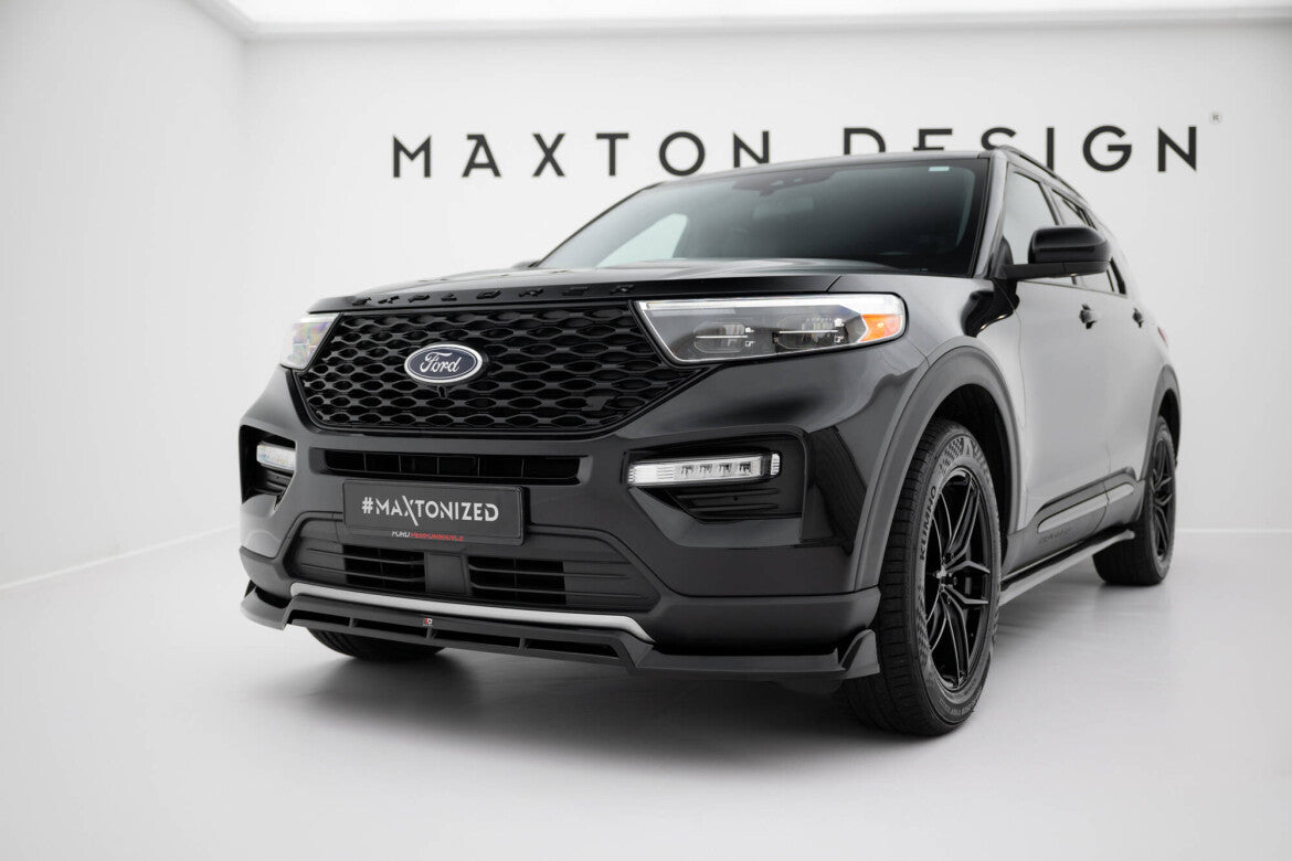 Frontlippe passend für Ford Explorer XLT Mk6 schwarz Hochglanz