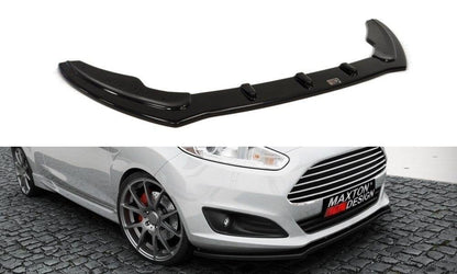 Frontlippe passend für Ford Fiesta Mk7 FL schwarz Hochglanz