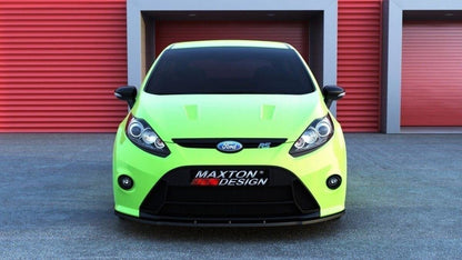 Frontlippe passend für Ford Fiesta Mk7 schwarz Hochglanz