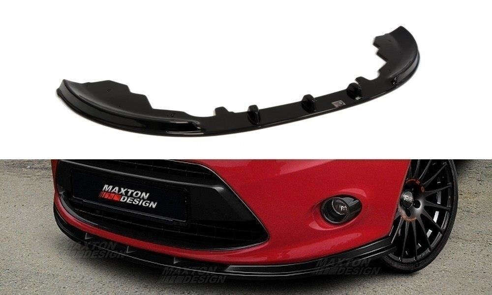 Frontlippe passend für Ford Fiesta Mk7 schwarz Hochglanz
