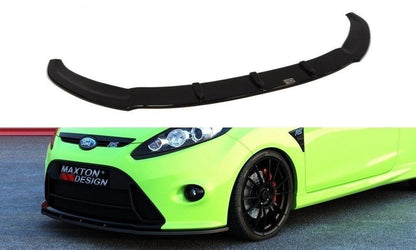 Frontlippe passend für Ford Fiesta Mk7 schwarz Hochglanz