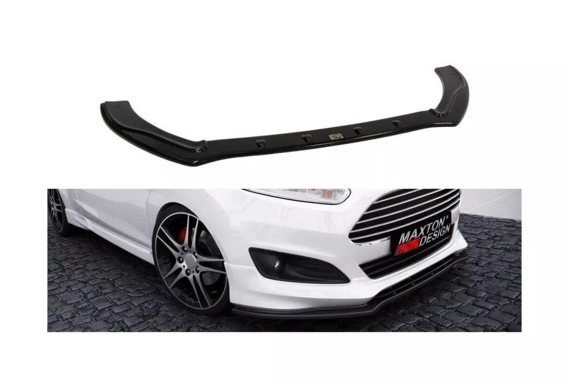 Frontlippe passend für Ford Fiesta ST-Line Mk7 FL schwarz Hochglanz