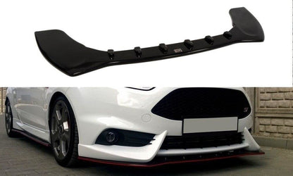 Frontlippe passend für Ford Fiesta ST Mk7 FL (für Maxton Design Stoßstange) schwarz Hochglanz