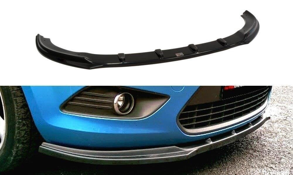 Frontlippe passend für Ford Focus II FL schwarz Hochglanz