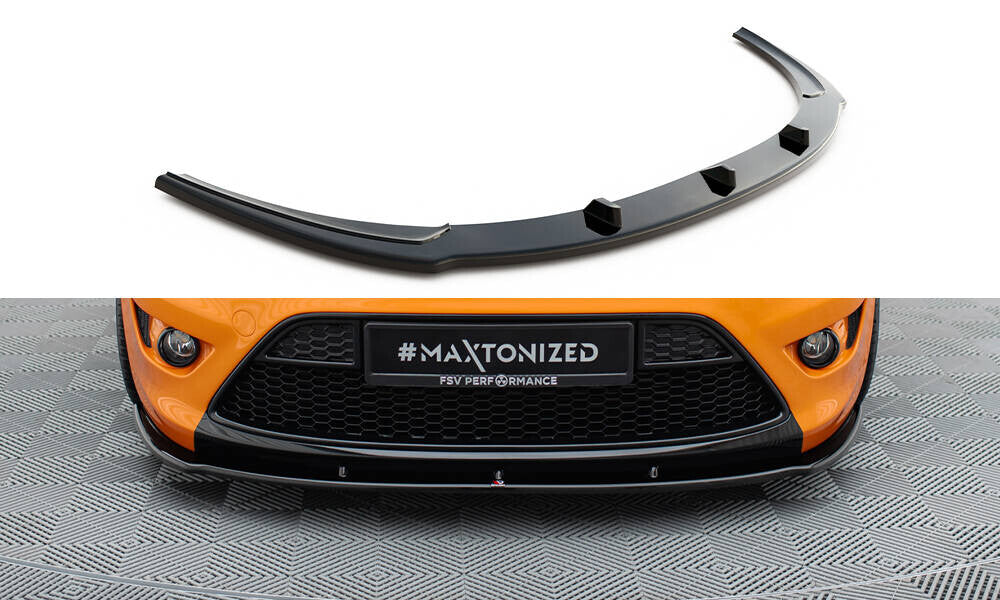 Frontlippe passend für Ford Focus ST Mk2 FL schwarz Hochglanz