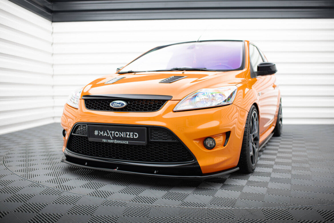 Frontlippe passend für Ford Focus ST Mk2 FL schwarz Hochglanz