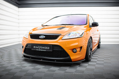 Frontlippe passend für Ford Focus ST Mk2 FL schwarz Hochglanz