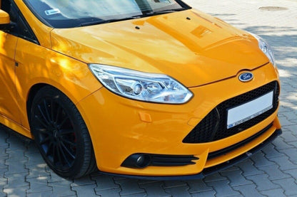 Frontlippe passend für Ford Focus ST Mk3 (CUPRA) schwarz Hochglanz