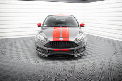 Frontlippe passend für Ford Focus ST Mk3 FL (CUPRA) schwarz Hochglanz