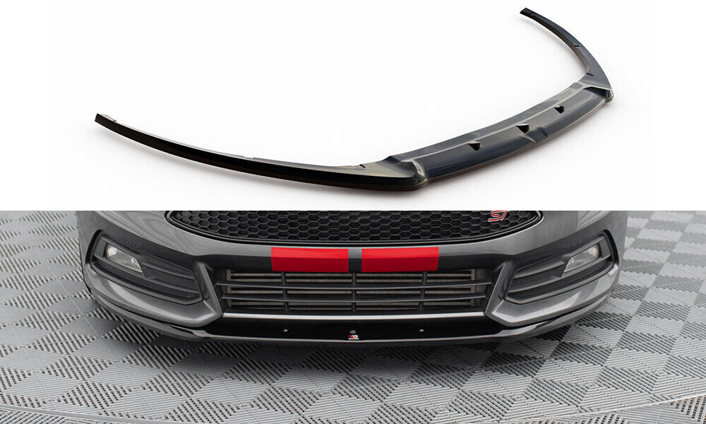 Frontlippe passend für Ford Focus ST Mk3 FL (CUPRA) schwarz Hochglanz