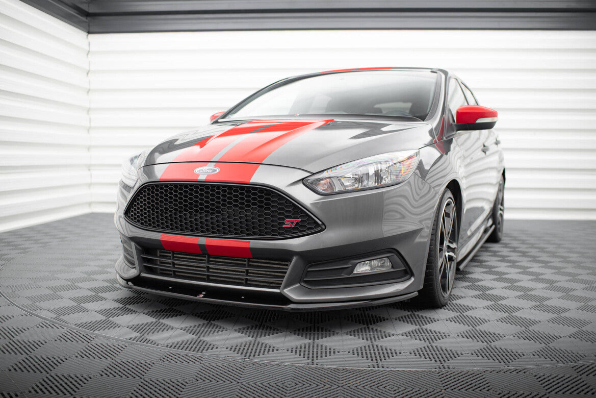 Frontlippe passend für Ford Focus ST Mk3 FL (CUPRA) schwarz Hochglanz