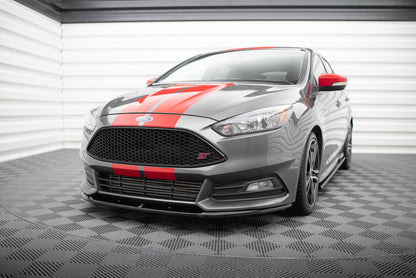 Frontlippe passend für Ford Focus ST Mk3 FL (CUPRA) schwarz Hochglanz