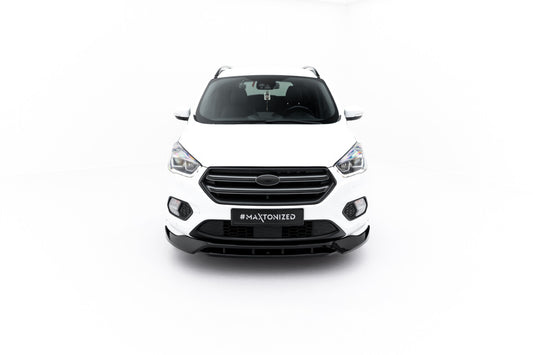 Frontlippe passend für Ford Kuga ST-Line Mk2 FL schwarz Hochglanz