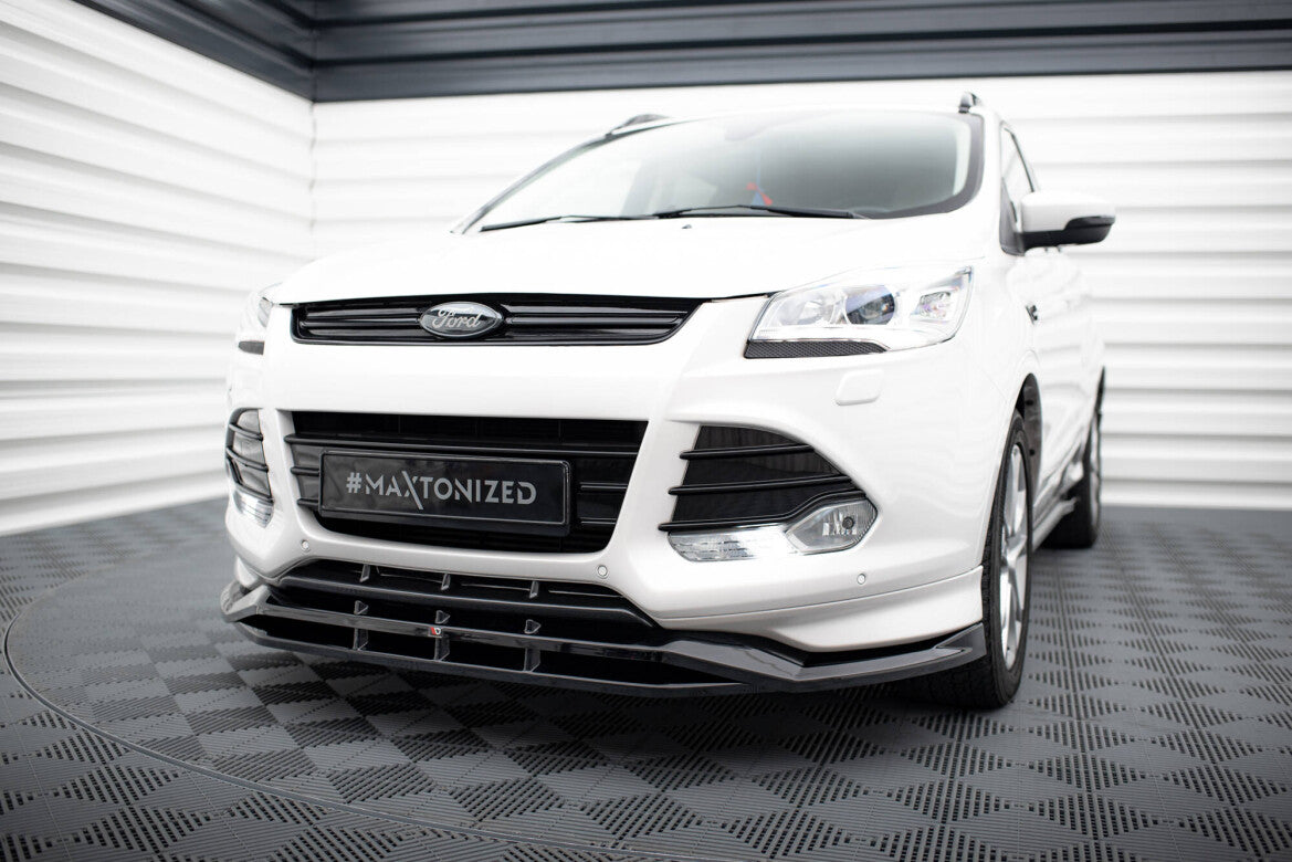Frontlippe passend für Ford Kuga ST-Line Mk2 schwarz Hochglanz