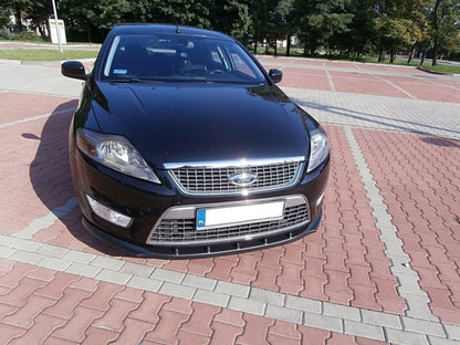 Frontlippe passend für Ford Mondeo MK4 vor FL schwarz Hochglanz