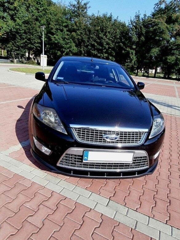 Frontlippe passend für Ford Mondeo MK4 vor FL schwarz Hochglanz