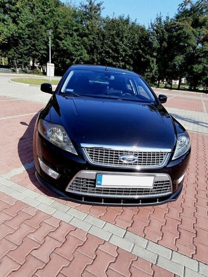 Frontlippe passend für Ford Mondeo MK4 vor FL schwarz Hochglanz