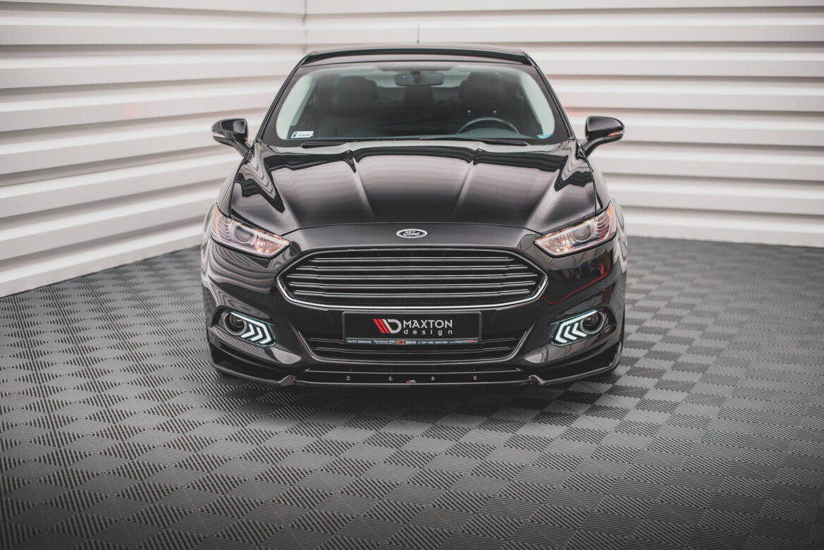 Frontlippe passend für Ford Mondeo Mk5 schwarz Hochglanz