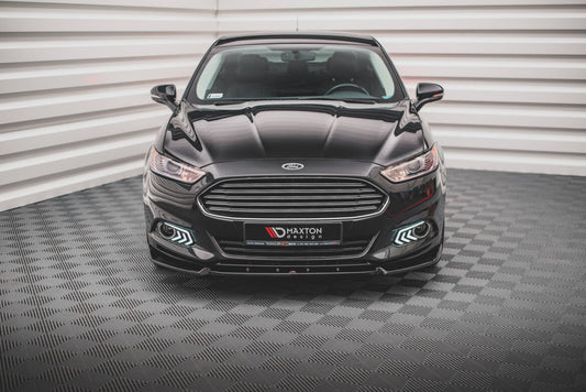 Frontlippe passend für Ford Mondeo Mk5 schwarz Hochglanz