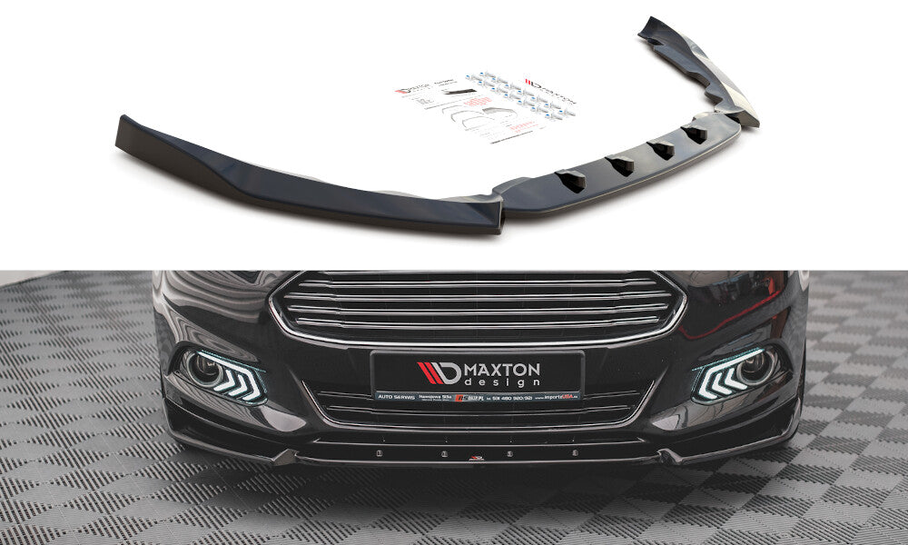Frontlippe passend für Ford Mondeo Mk5 schwarz Hochglanz