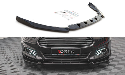 Frontlippe passend für Ford Mondeo Mk5 schwarz Hochglanz