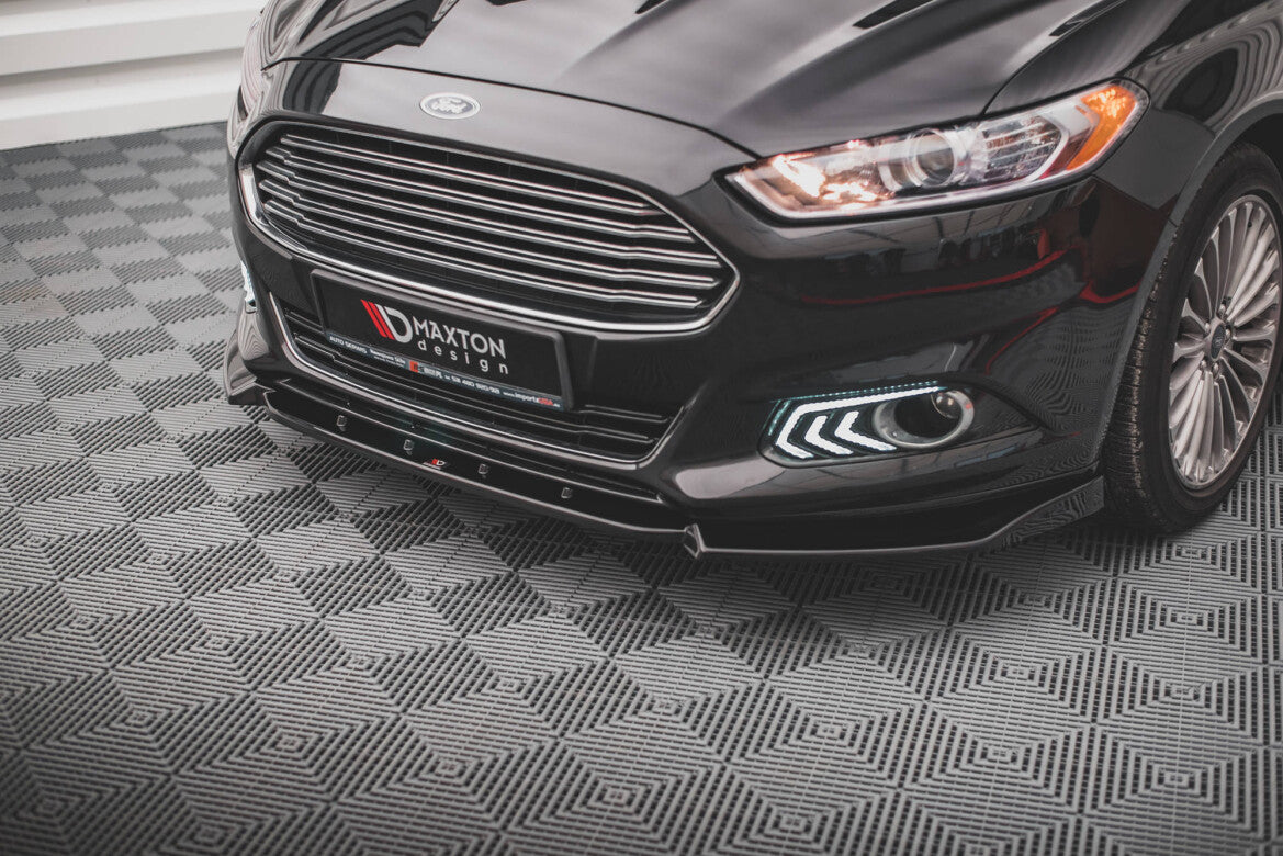 Frontlippe passend für Ford Mondeo Mk5 schwarz Hochglanz