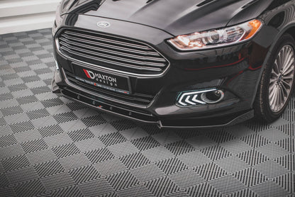 Frontlippe passend für Ford Mondeo Mk5 schwarz Hochglanz