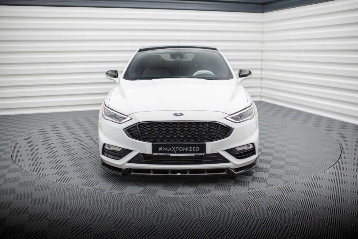 Frontlippe passend für Ford Mondeo Sport Mk5 FL / Fusion Sport Mk2 FL schwarz Hochglanz