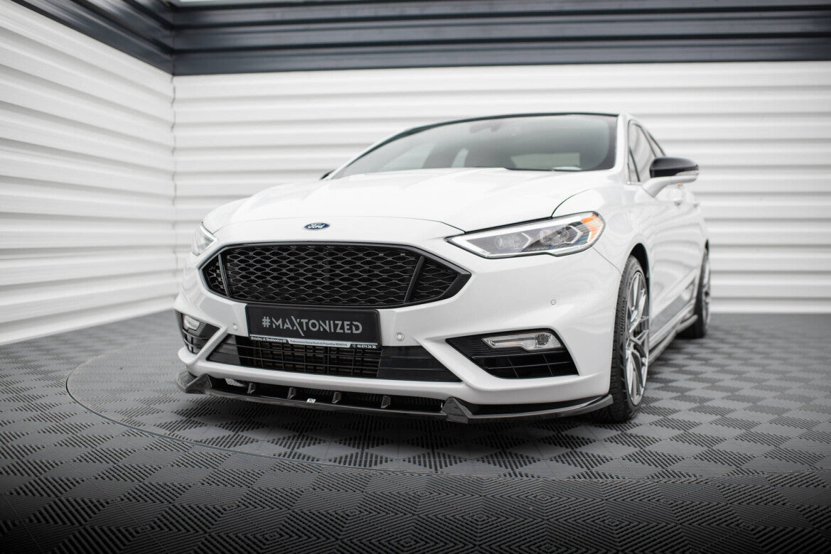 Frontlippe passend für Ford Mondeo Sport Mk5 FL / Fusion Sport Mk2 FL schwarz Hochglanz
