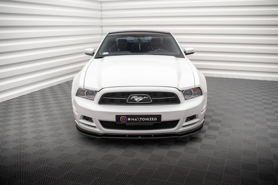 Frontlippe passend für Ford Mustang Mk5 FL schwarz Hochglanz