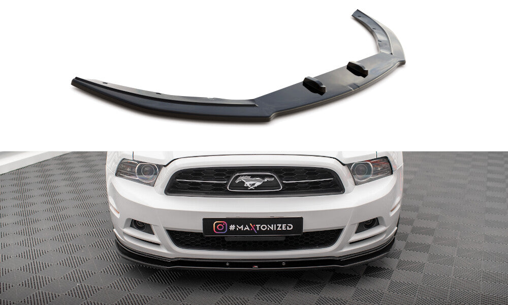 Frontlippe passend für Ford Mustang Mk5 FL schwarz Hochglanz