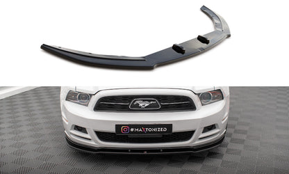 Frontlippe passend für Ford Mustang Mk5 FL schwarz Hochglanz