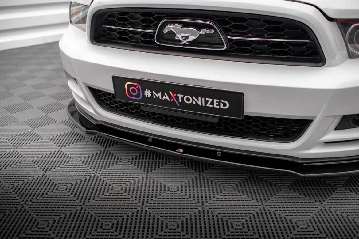 Frontlippe passend für Ford Mustang Mk5 FL schwarz Hochglanz