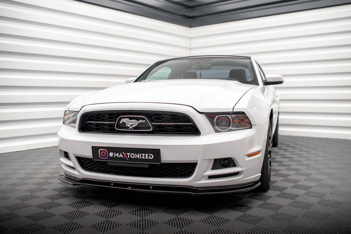 Frontlippe passend für Ford Mustang Mk5 FL schwarz Hochglanz
