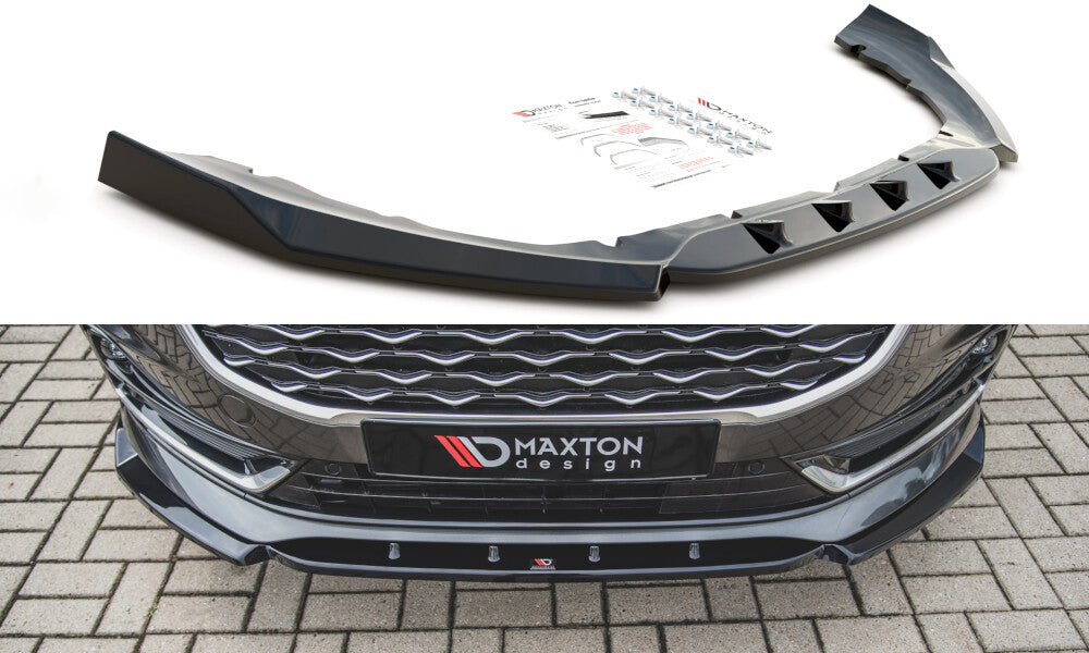 Frontlippe passend für Ford S-Max Mk2 FL schwarz Hochglanz