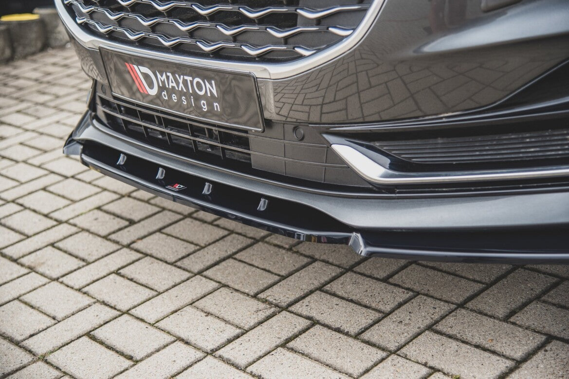 Frontlippe passend für Ford S-Max Mk2 FL schwarz Hochglanz