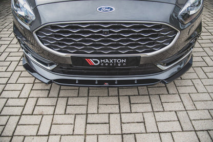 Frontlippe passend für Ford S-Max Mk2 FL schwarz matt