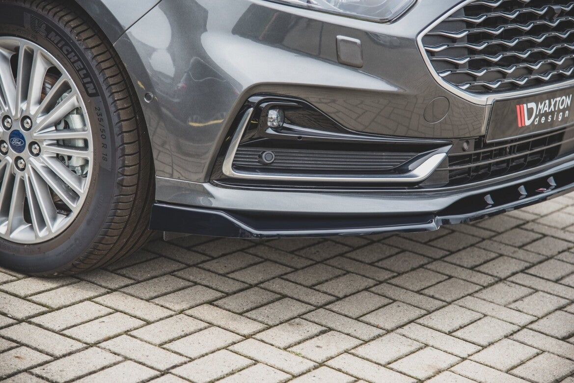 Frontlippe passend für Ford S-Max Mk2 FL schwarz matt