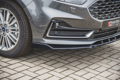 Frontlippe passend für Ford S-Max Mk2 FL schwarz matt