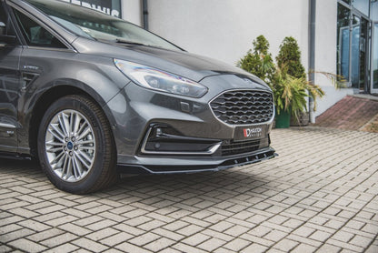 Frontlippe passend für Ford S-Max Mk2 FL schwarz matt