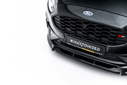 Frontlippe passend für Ford S-Max ST-Line Mk2 FL schwarz Hochglanz