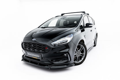 Frontlippe passend für Ford S-Max ST-Line Mk2 FL schwarz Hochglanz