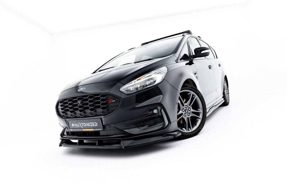 Frontlippe passend für Ford S-Max ST-Line Mk2 FL schwarz Hochglanz