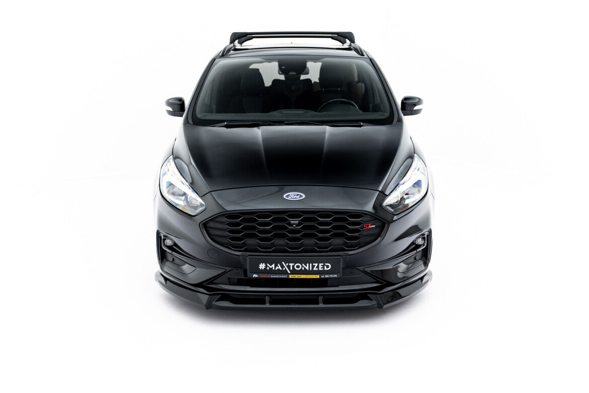 Frontlippe passend für Ford S-Max ST-Line Mk2 FL schwarz Hochglanz