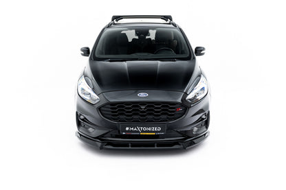 Frontlippe passend für Ford S-Max ST-Line Mk2 FL schwarz Hochglanz