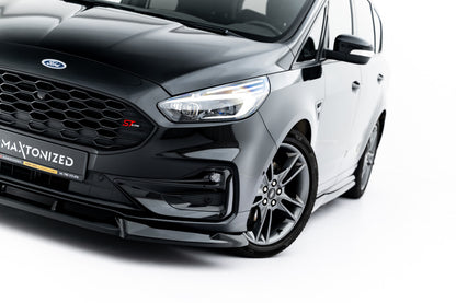 Frontlippe passend für Ford S-Max ST-Line Mk2 FL schwarz Hochglanz