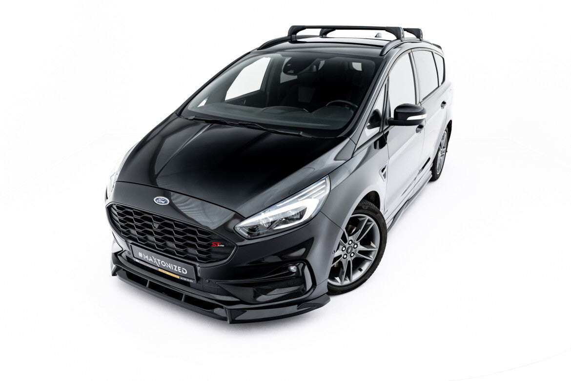 Frontlippe passend für Ford S-Max ST-Line Mk2 FL schwarz Hochglanz